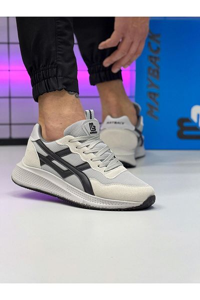 mayback Men Comfort Sole Light Lace-Up Summer Sneakers Sneakers