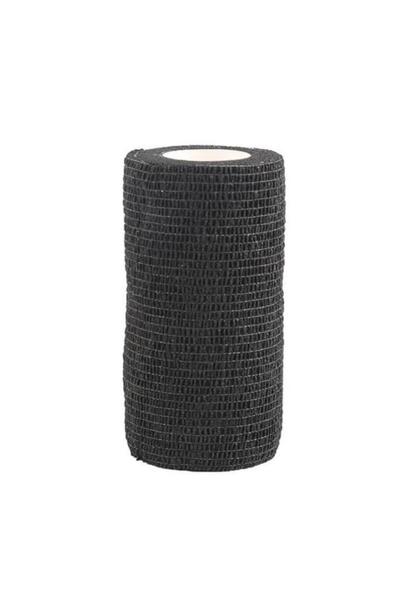 Dedeks Elastik Yapışkanlı Coban Renkli Bandaj 10 Cm X 4,5 Mt Siyah