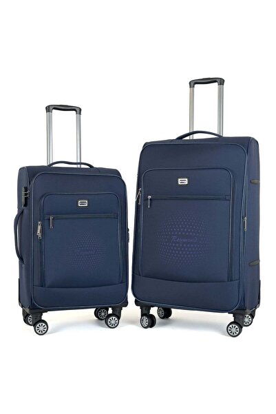 Reymond Luggage Reymond Oasis Serisi Kumaş Yüzeyli Valiz - Lacivert / Orta Bo...