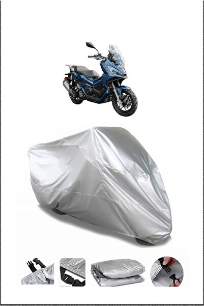 Breen Yuki Xway125 Rear Bag Compatible Gray Waterproof Canvas (Motorcycle)