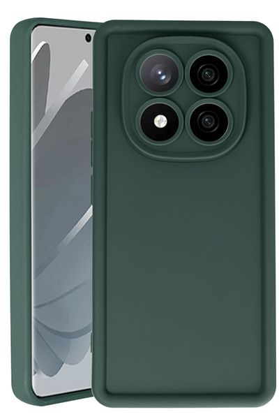 UnDePlus حافظة لهاتف Xiaomi Redmi Note 14 Pro 5G / Poco X7 5G حافظة سيليكون Viera بحواف سميكة مع حماية للكاميرا