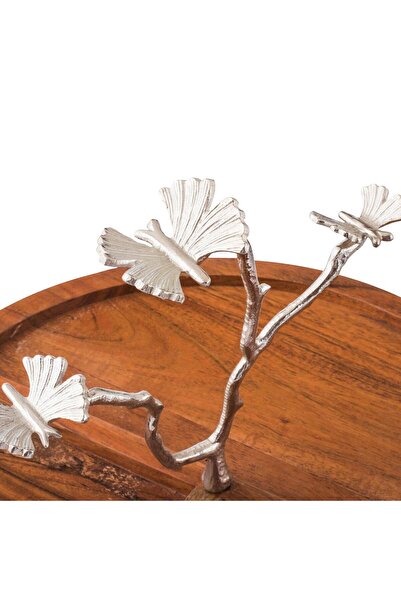 Dania Wooden circular serving plate, size 30 cm