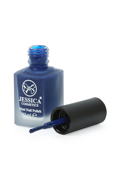 Jessica طلاء أظافر مطفي طويل الأمد من جيسيكا 03 ازرق 12ملJessicaBlueNail Polish