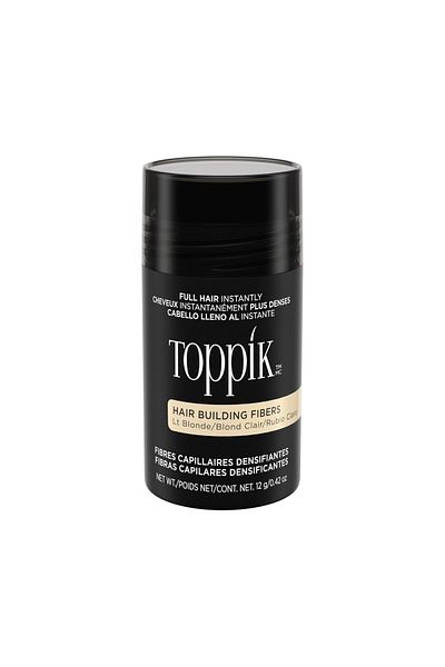Toppik ألياف بناء الشعر، إخفاء الشعر الفوري، ألياف شعر للرجال والنساء، أشقر فاتح، 12 جم