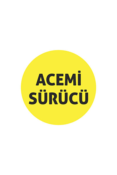 Quart Aksesuar 15 x 15 Cm Acemi Sürücü Cam Oto Araba Sticker