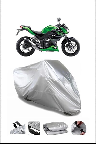 Breen Kawasaki Z300 Gray Waterproof Quality Motorcycle Cover
