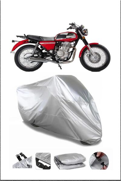 Breen غطاء دراجة نارية Jawa CZ350 رمادي عالي الجودة مقاوم للماء