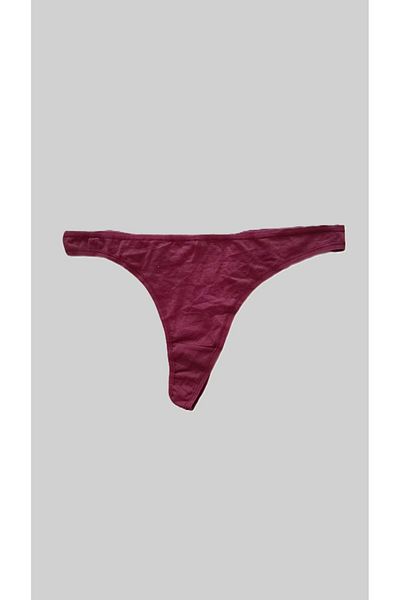 enmodaiçgiyim Burgundy Women's Cotton Thong Panties