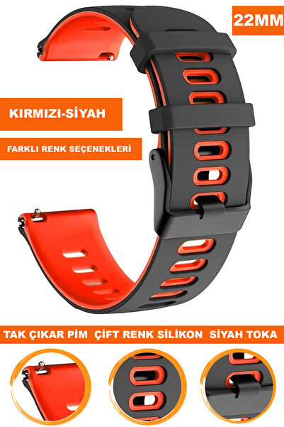 COBRA لساعة Xiaomi Mi Watch S1-S2 - سوار ساعة سيليكون 22 مم، حزام A5622MM، حا...
