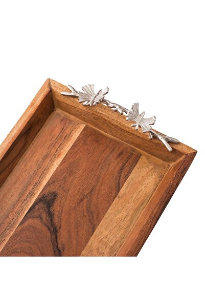 Dania Rectangular wooden tray, size 22 x 36 cm