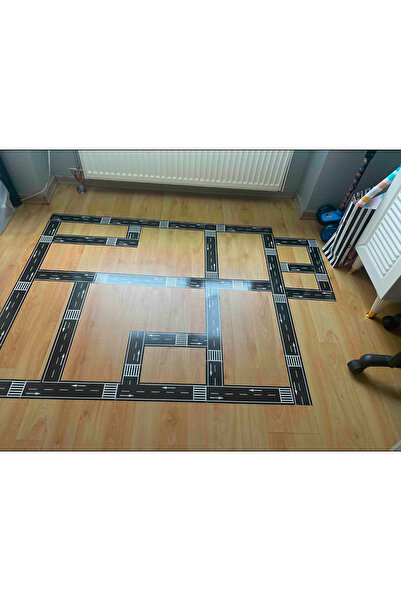 LABEL WORLD Otobant Eğitici Ve Eğlenceli Yol Yapım Bandı Çocuk Trafik Bantı -...