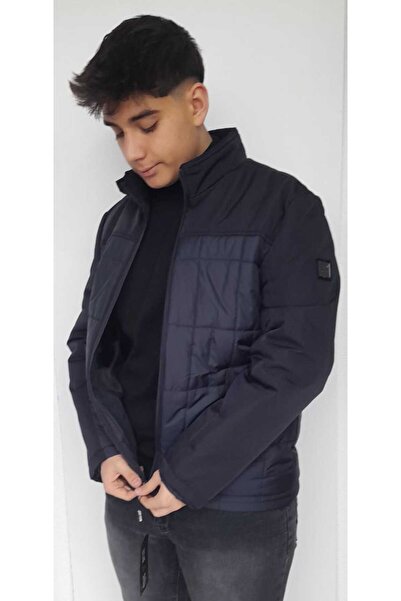 BIGAZZI erkek koyu larcivet capitone mont