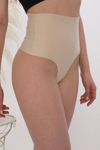 Maison Mila Women's Laser Cut Non-Slip Slimming String Thong Corset