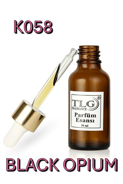 TLG K058 Black Opium Alkolsüz Kadın Parfüm Esansı 30 ml