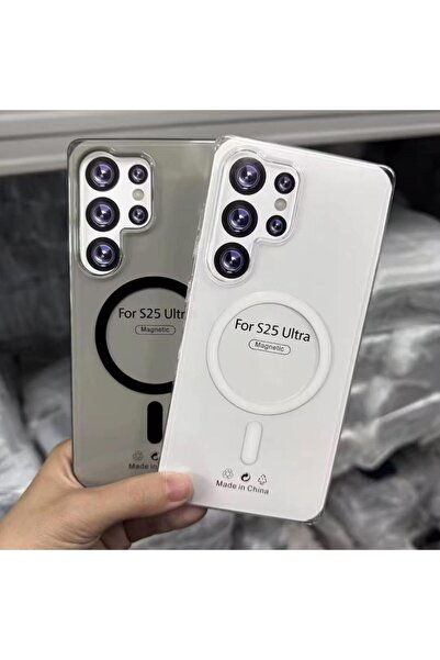 n noppax Samsung Galaxy S25 Ultra sert sararmaz mika magsafe kılıf arka kapak s25 ultra