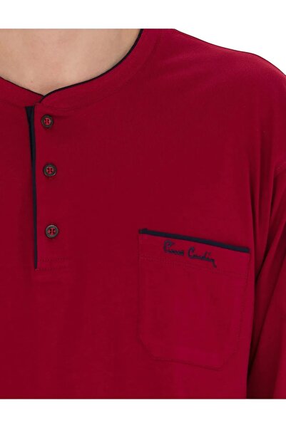 Pierre Cardin Erkek Penye Pijama Takımı Kutulu Damat Çeyiz Seti Erkek Çeyiz Pijama Çamaşır Çorap Set STA1RP1NK