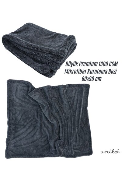 Ultra Yumuşak Mikrofiber Kurulama Havlusu 1300 GSM 60x90 cm 1 Adet