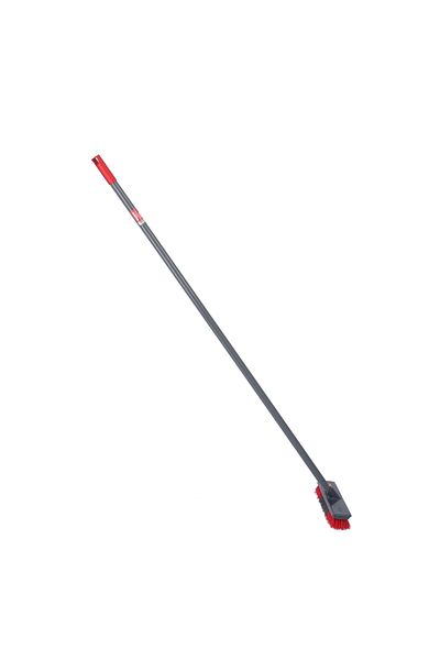 DELCASA Long Floor Broom with Handle - Upright Long Handle Broom with Stiff Bristles
