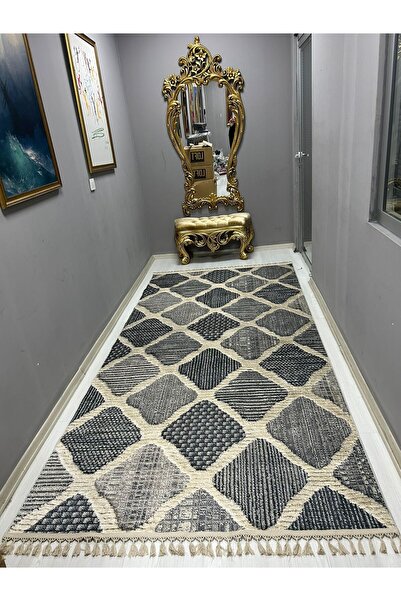 HTC HALI Dijital Baskı Yıkanabilir Kaymaz Deri Taban Leke Tutmaz Halı