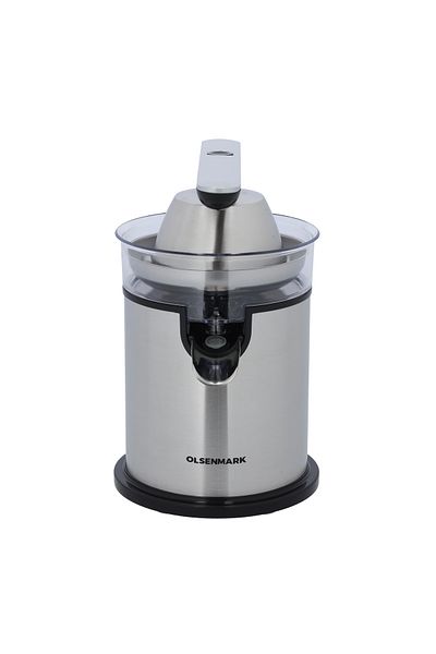 Olsenmark Citrus Juicer, Stainless Steel Cone Cylinder | 2 Cones | Aluminium Die-Casting Handle