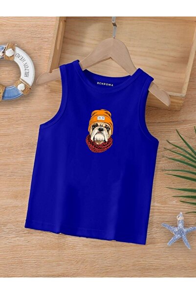BENROMA CRTANI LIK ŠTAMPANA DEČIJA MAJICA BEZ RUKAVA