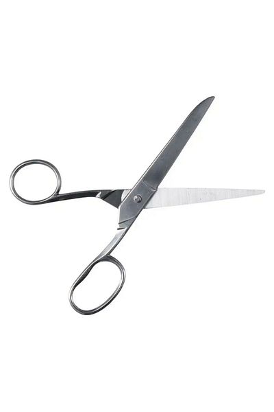 OZN AKSESUAR 6 Inch Nickel Plated Extra Quality Metal Scissors