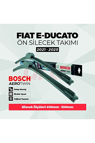 Bosch Fiat E-ducato Ön Silecek Takımı 2021-2025 Uyumlu | Aerotwin Serisi | 2'...