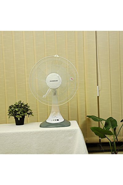 Olsenmark Table Fan- 16", Piano Switches- 3 speed settings | OMF1699