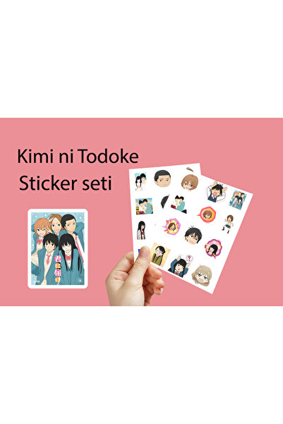 Akumastik Kimi ni Todoke Sticker Seti 3,5 cm 24 ADET - Anime Sticker Seti