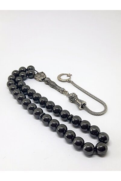 Kusakli Mărgele de rugăciune din piatră naturală de hematit Ayyıldız