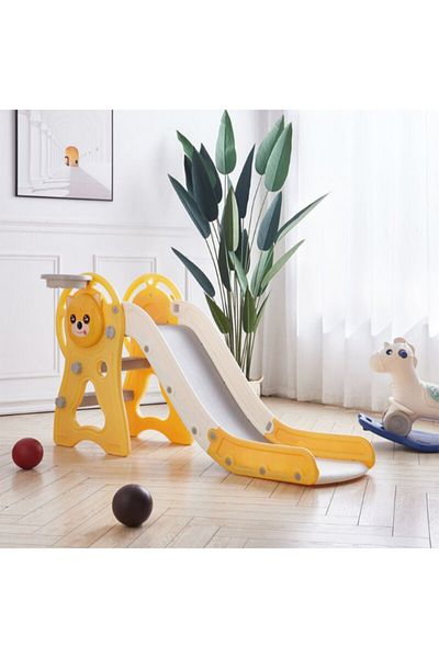 Babylove منزلق للكلاب + حلقة كرة 149X50X78 سم أصفر 28-KAG-11Y