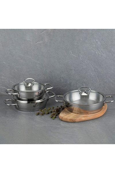 Nehir SILVER STEEL 6 PIECE FIELD SET