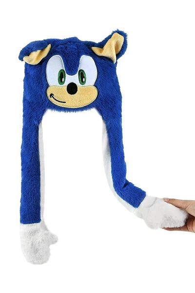 Knock Knock Plush Sonic Hat with Led Lights