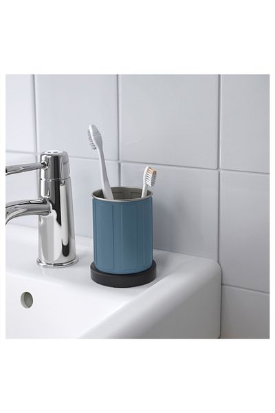 IKEA toftan 90349492   - Suport pentru periuță de dinți albastru