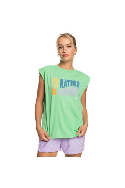 Roxy Smell of Sea J Women's Green T-Shirt