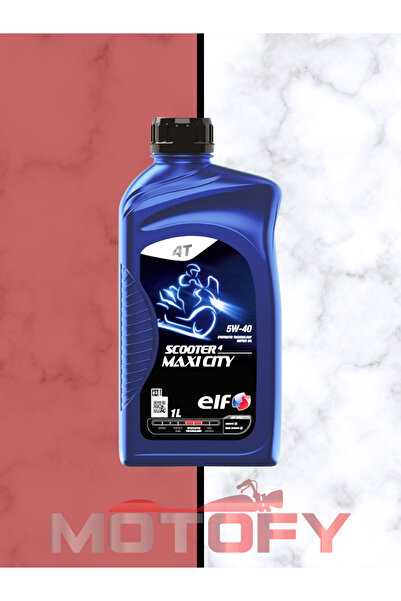 ELF SCOOTER 4 MAXI CITY 5W-40 SENTETİK MOTOSİKLET YAĞI
