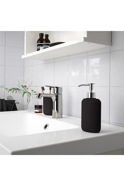 IKEA Ekoln Liquid Soap Dispenser Dark Grey 300 ml 40441619