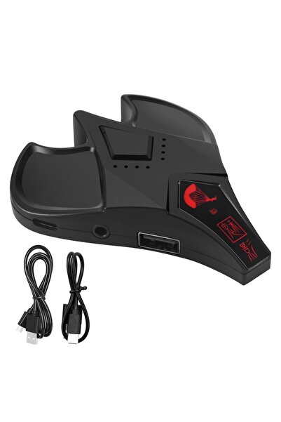 HANDJOY Kugamer M3 Pubg Mobile Klavye Mouse Konsol Dönüştürücü Yapay Zeka Silah Tanıma 2025 Model Pro Sürüm