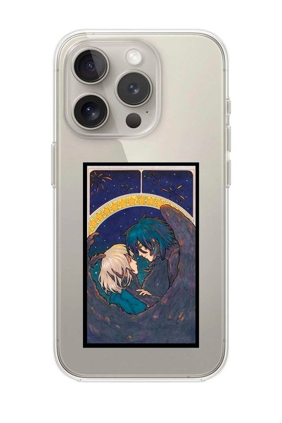 Dali Design حافظة شفافة متوافقة مع هاتف iPhone 16 Pro Max بتصميم Howls Moving...