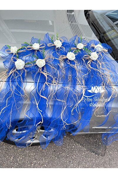 ecrin tuhafiye hobi 10 Adet Düğün Arabası Süsü Gelin Arabası Orkide Konvoy Süsü & Bohça Süsü