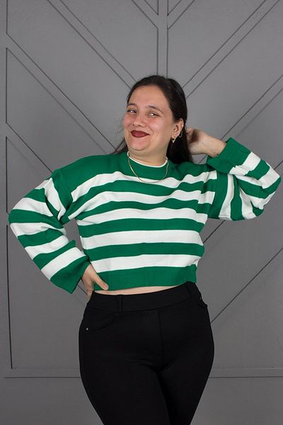 Truva XXL Standard Short Knitwear Sweater