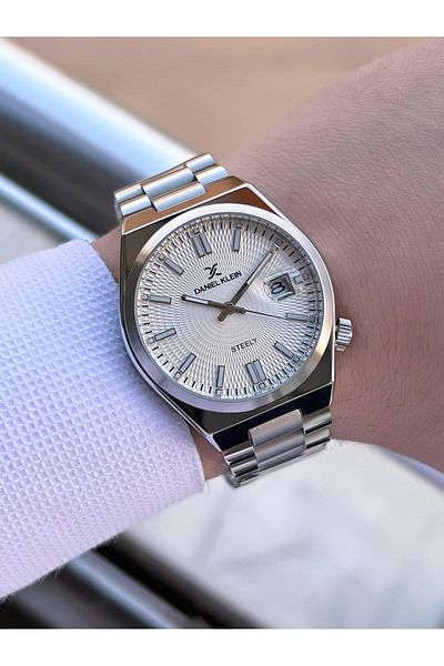 Daniel Klein Calendar Dial Case 30 Mt Water Resistant Men's Wrist Watch 10752F1