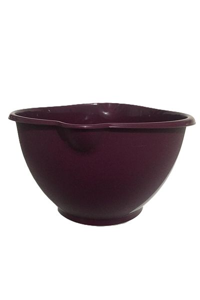 HOBBY LİFE 3 Liter Purple Round Measuring Mixer Bowl
