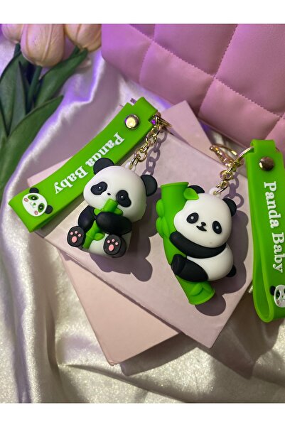 TATLIŞ (1adet) Sevimli panda anahtarlık sevgililer günü özel kutulu hediye ba...