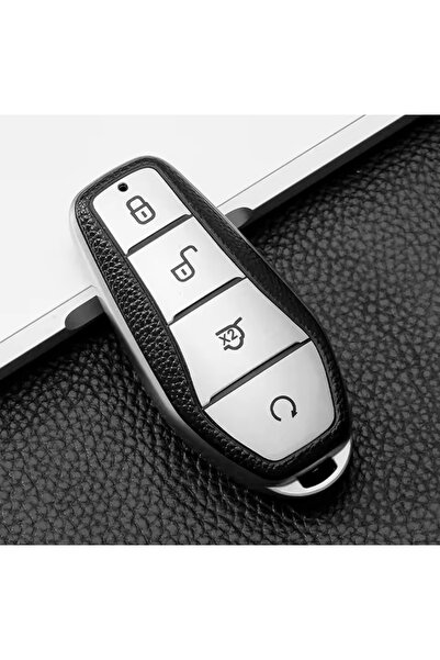 emii auto spare parts Byd Atto 3 Seal U Anahtar Kılıfı Siyah/gri