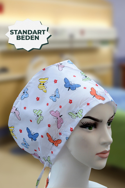 Doctor Nurse Chef Surgical Bone Hospital Mother Bone Work Bandana Cotton Fabric Elastic