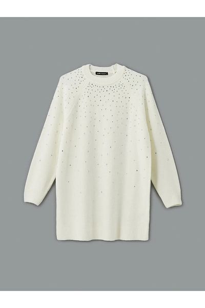 LC Waikiki Γυναικείο πλεκτό τούνικ με λαιμόκοψη Modest