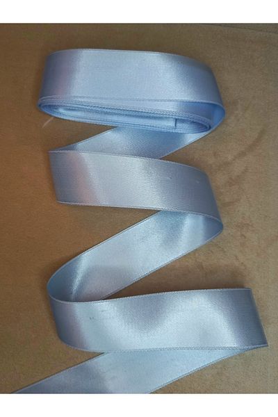 yörük tuhafiye 4 cm Blue Satin Ribbon 10 Meters One Ball,Satin,Seten, Ribbon,Kurdale Rose Bouquet Ribbon
