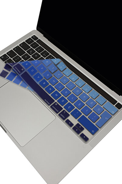 Mcstorey Macbook Pro Kılıf Klavye Koruyucu 13inç M1 M2 Türkçe Q Baskı A2289 A...