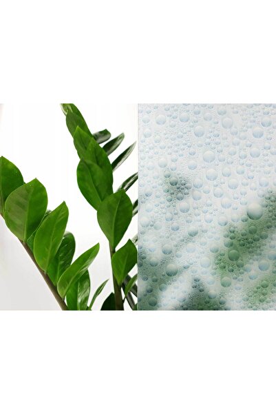 d-c-fix 176-0246 Folie de sticlă adezivă transparentă cu picături de apă albastră (45 cm x 1 mt)